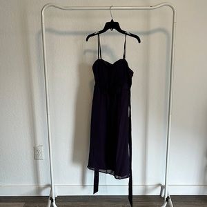 Royal Purple Maternity Dress